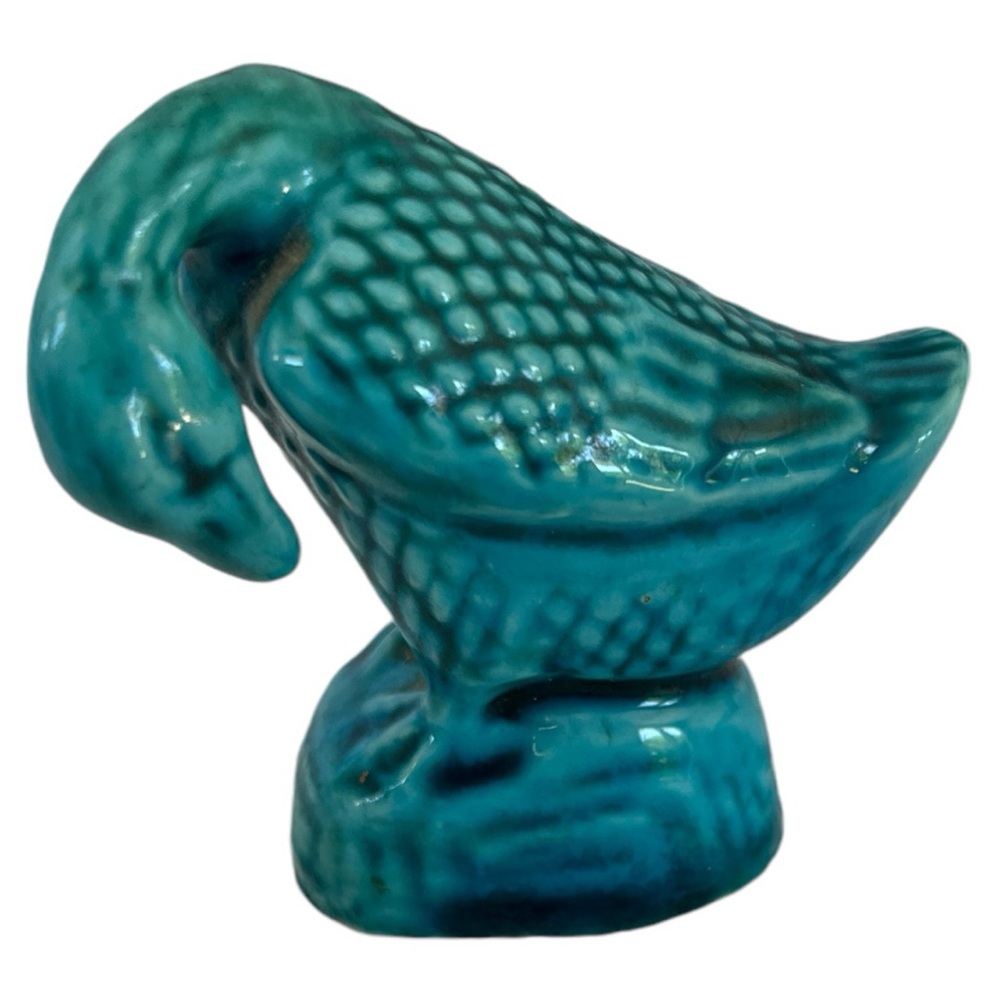 Vintage Chinese Turquoise Crane